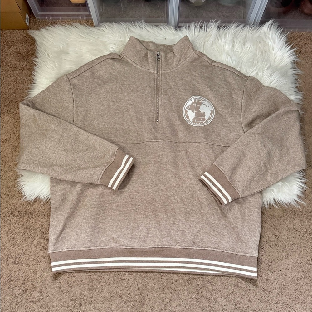 Half Zip Sweatshirt Size XXL
